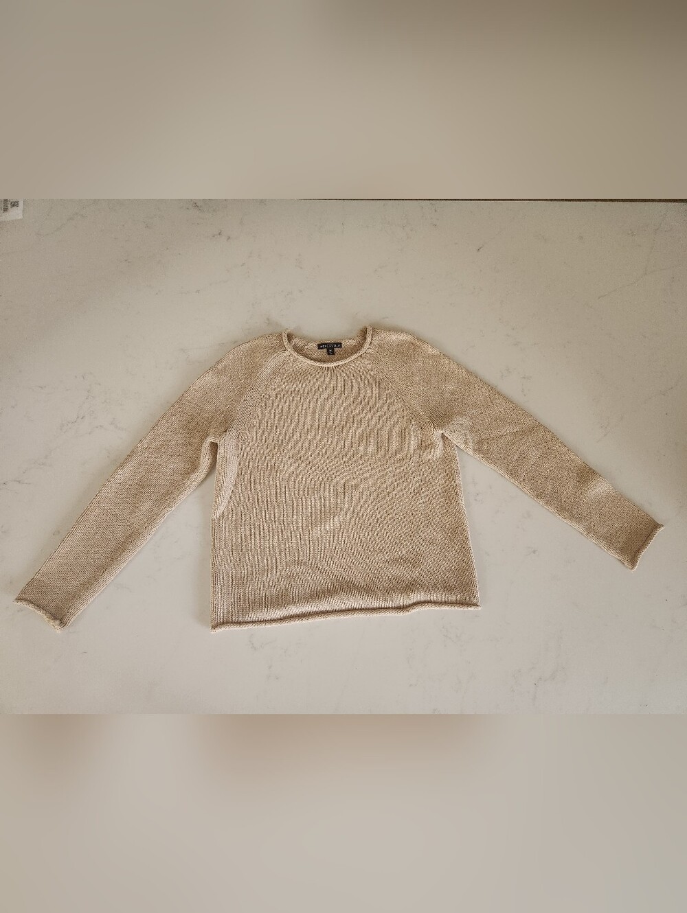 J. Crew Classic Rollneck Light  Women’s Sweater Size Medium In Color Khaki.